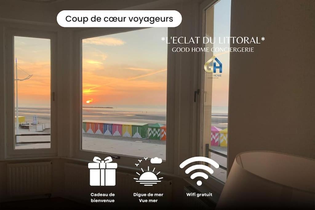 L'Eclat Du Littoral Vue Mer - Good Home Dunkirk Exteriör bild